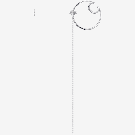 Signature. D Silver Earring