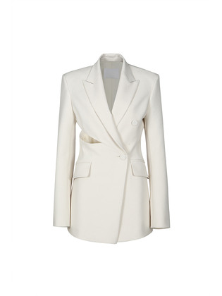 Asymmetric Single-breasted Jacket