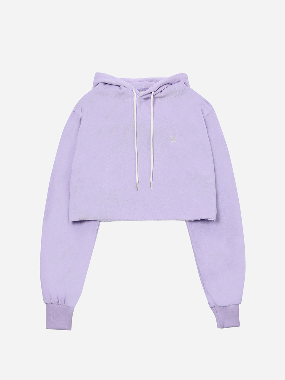 SAC Terry Crop Hoodie _Purple