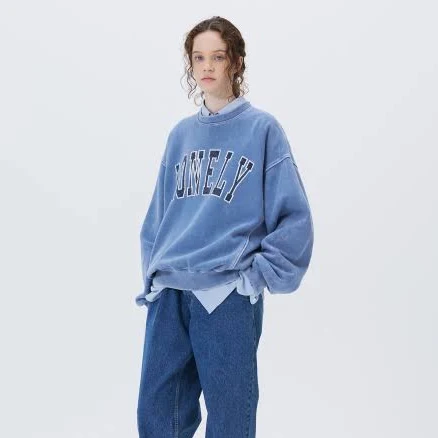 NOHANT lonely/LOVELY Washed Sweatshirt