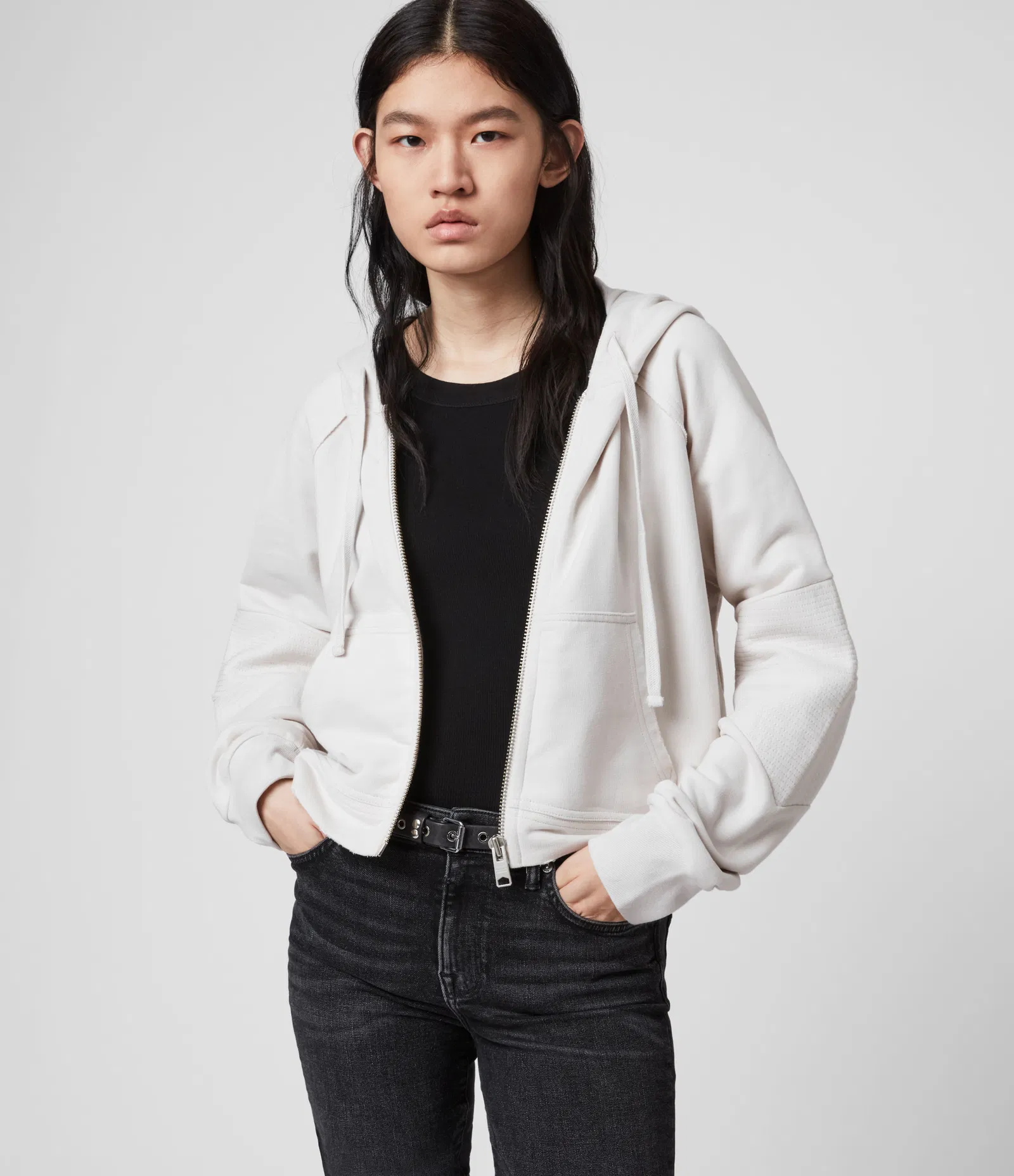ALLSAINTS Jessi Biker Hoodie