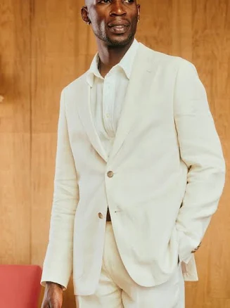 Taylor Stitch Men's The Stevens Linen Herringbone Blazer