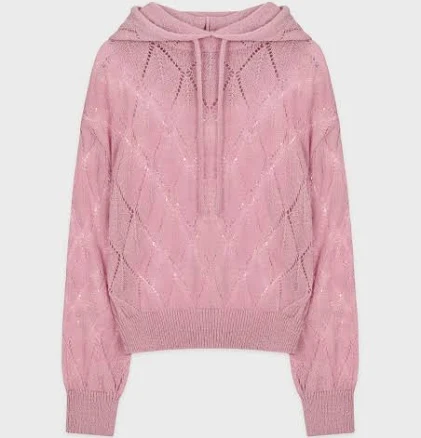 Diamond Hooded Knit