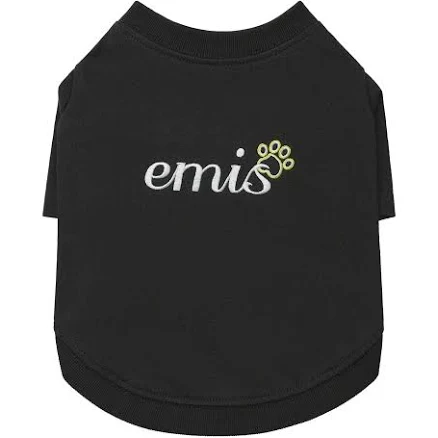 (Pet) Lettering Logo T-Shirt-Charcoal - Emis
