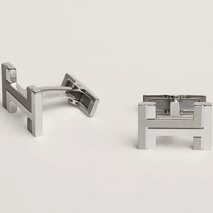Hermès H au Carre cufflinks Men's