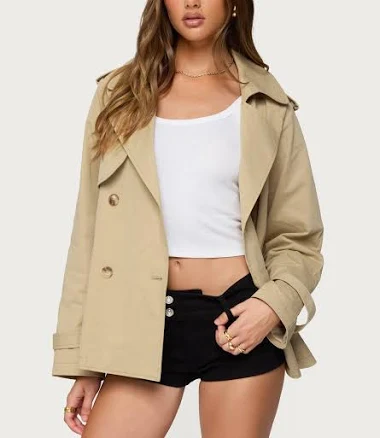 Edikted Women's Tobie Raglan Trench Jacket