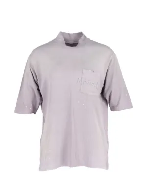Logo-print Distressed T-shirt