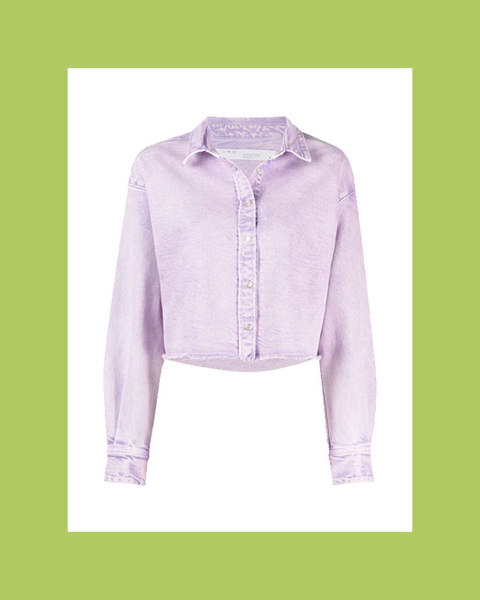 Press Stud Denim Overshirt