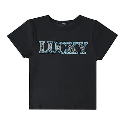Juniors Lucky Graphic Tee