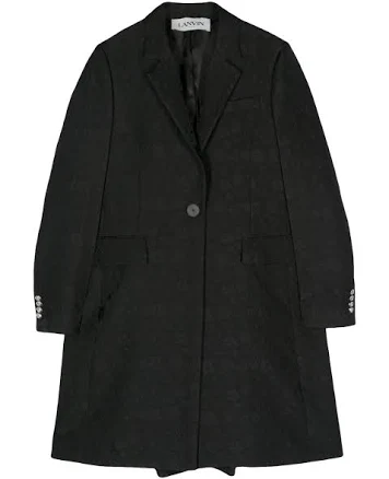 Lanvin Cloqué Midi Coat