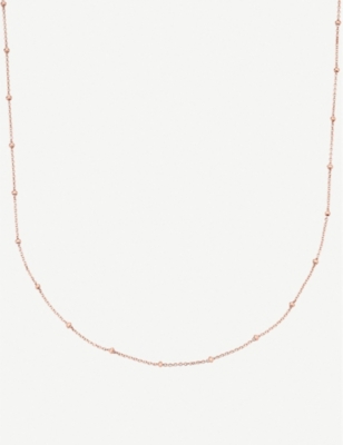 18ct rose-gold vermeil chain necklace