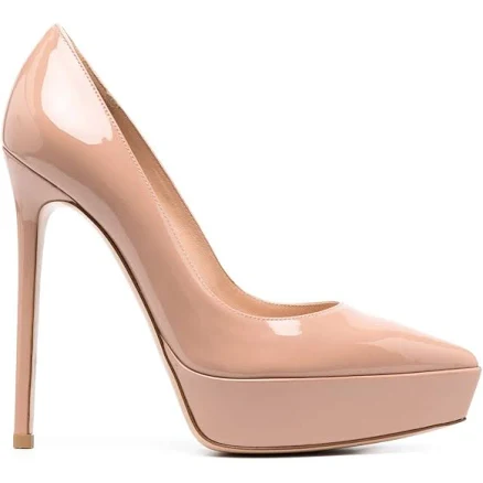 Gianvito Rossi - 130mm patent-leather platform pumps - women - Calf Leather/Calf Leather/Calf Leather - 40.5 - Pink