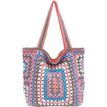 Women's Oversized Crochet Hobo Bag