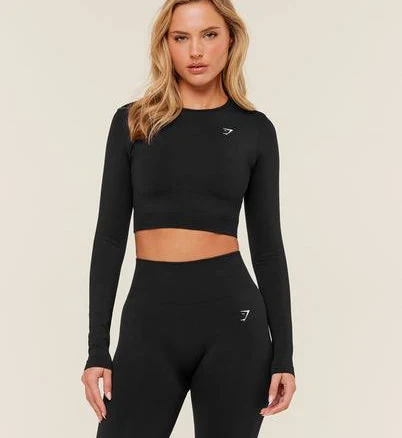 Gymshark Everyday Seamless Long Sleeve Crop Top