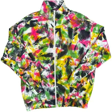 Celine Multicolour Cotton Zip Tie Dye Jacket Size L International
