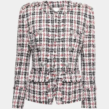 Balmain Women's Tweed Button Jacket