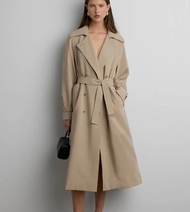 OAK + FORT Oversized Trench Coat