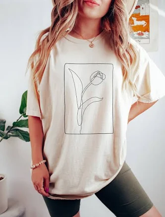 Minimalist Flower Shirt