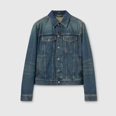 Gucci Cotton Denim Jacket with Horsebit