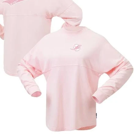 Fanatics Women's Miami Dolphins Millennial Spirit Jersey T-Shirt