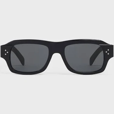 CELINE Men's Acetate Rectangle Sunglasses