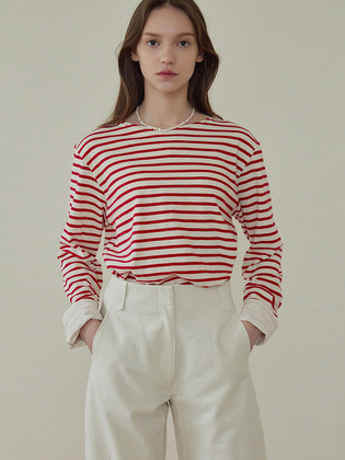 Roll-Up Stripe T-Shirt
