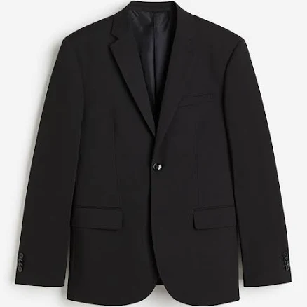 H&M Men's Slim Fit Single-Breasted Jacket