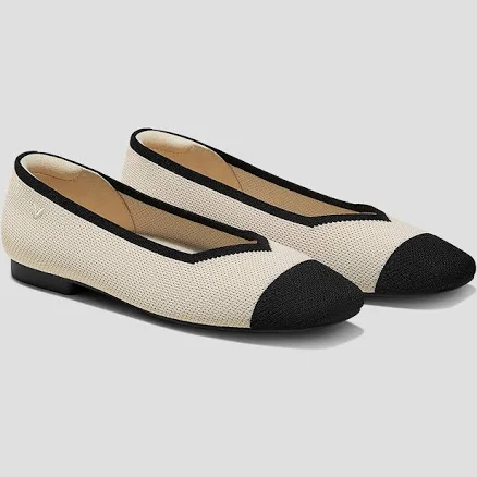 VIVAIA Women's Square Toe Washable Ballet Flats