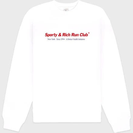 Sporty & Rich Run Club Crewneck