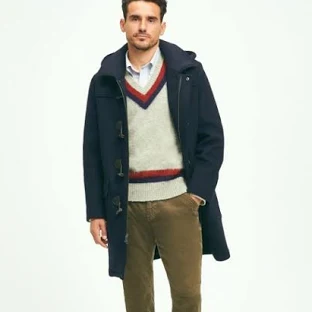 Brooks Brothers Men's Wool Duffle Coat