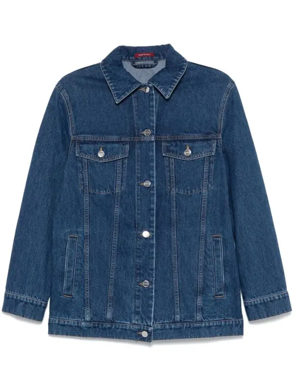 Logo-Print Denim Jacket