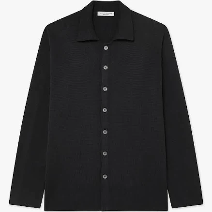 Men's Giza Knit Cotton Shirt Made in Italy