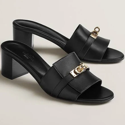 Hermès Gigi 50 Leather Sandals