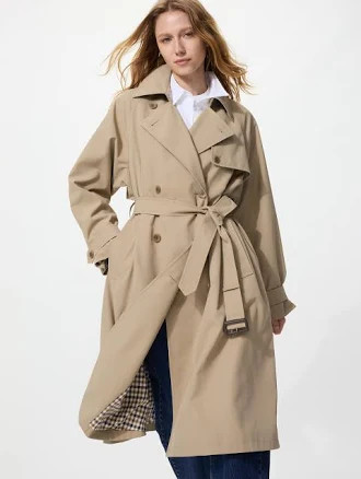 UNIQLO Women's Relaxed Trench Coat