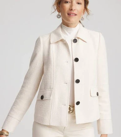 Chico's Boucl Chore Jacket