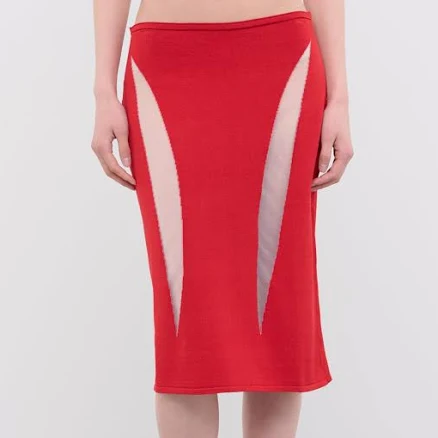 CHET LO H. Lorenzo Slash Midi Skirt