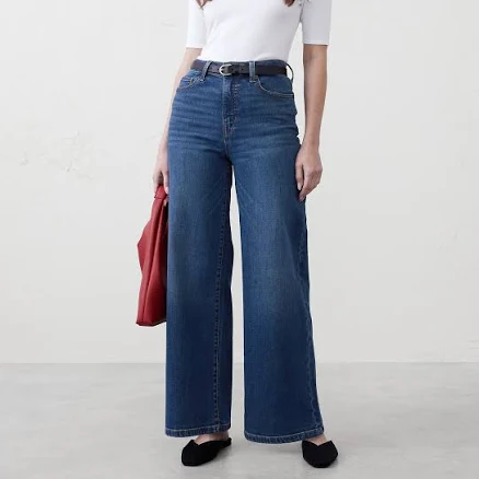 Women's High-Rise Wide-Leg Jeans