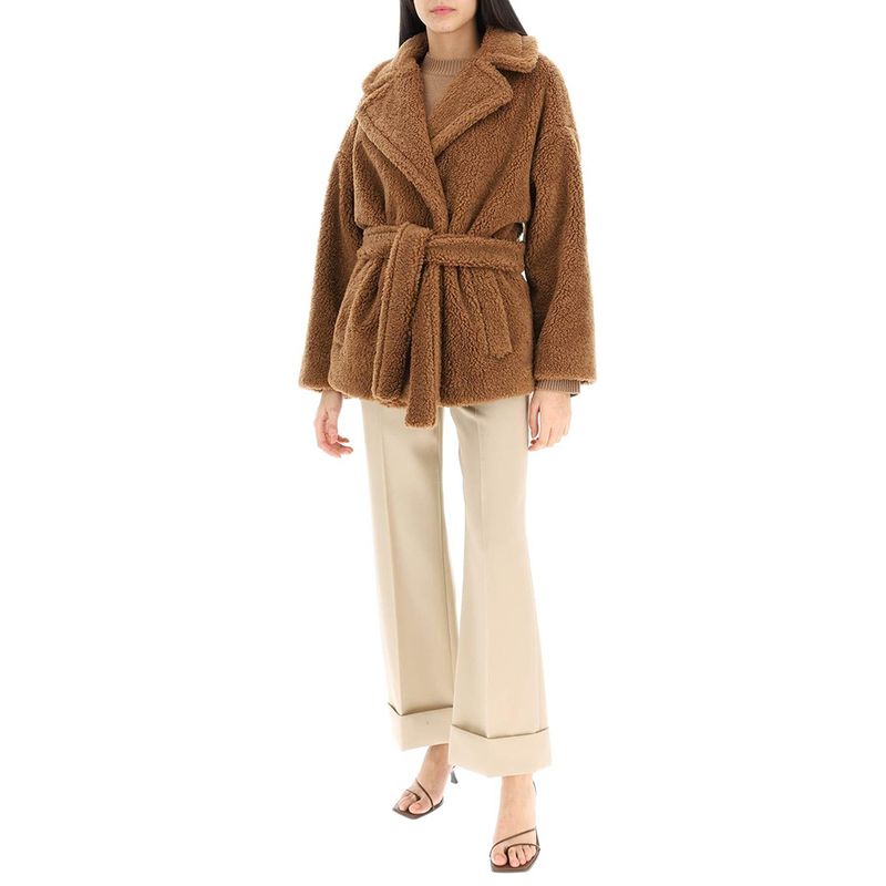 Weekend Max Mara Ramino Belt Teddy Coat