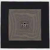 TOTEME Silk Centered Monogram Scarf