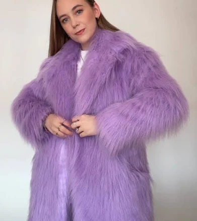 Oversized Faux Fur Vegan Jacket
