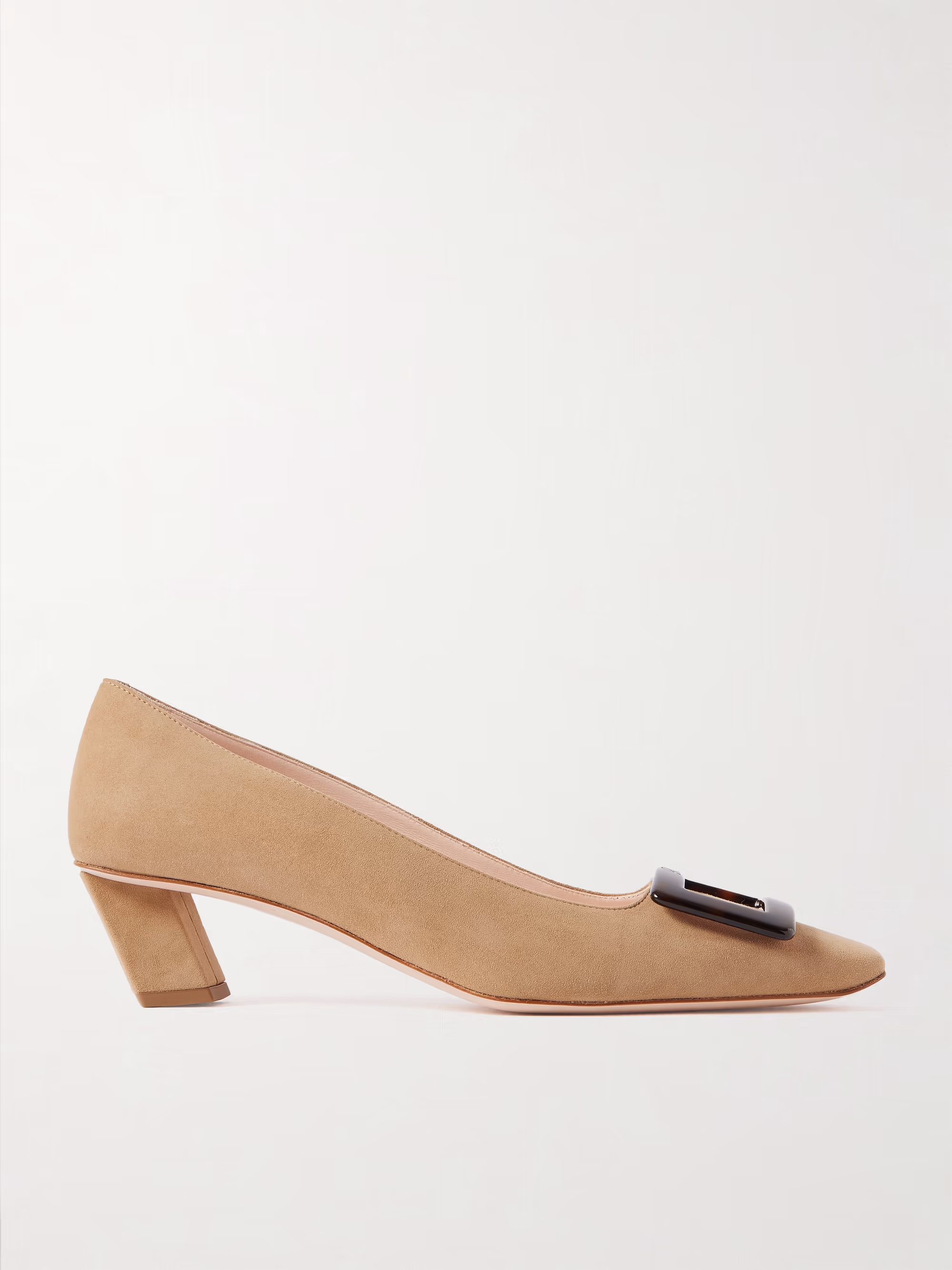 Belle Vivier Suede Pumps