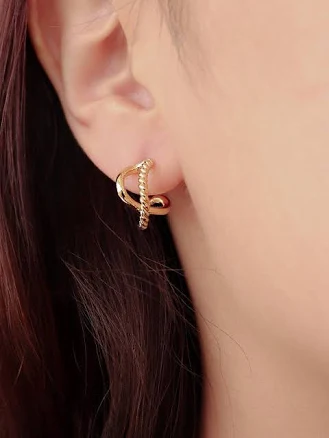 Rita Monica Twisted Eclipse Earrings
