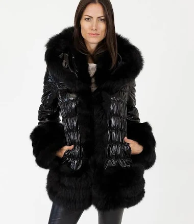 Fox Fur Puffer Coat