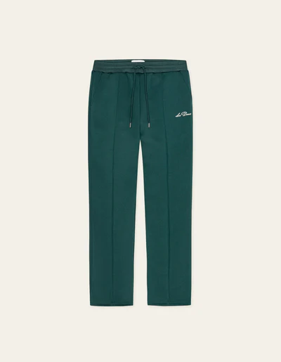 Color Block Track Pants Deep Green