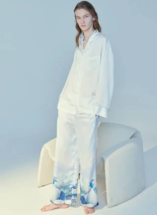 Atempo CLASSIC PAJAMA SET_ice White