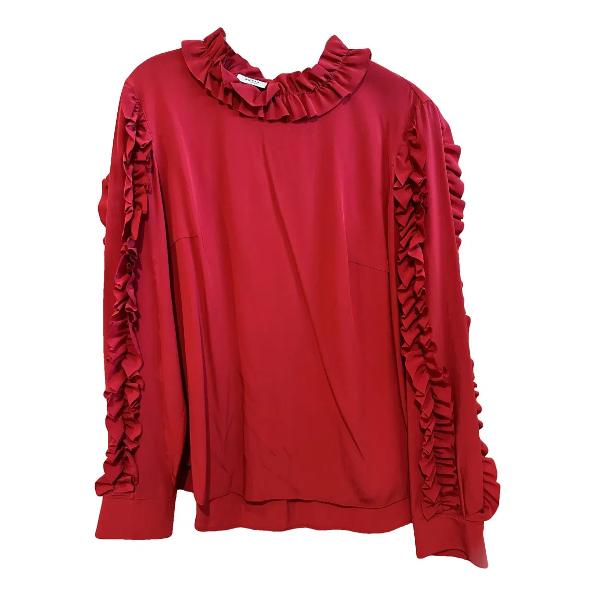 Silk Ruffled Blouse