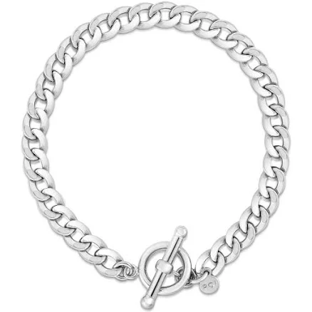 Sterling Silver La Gourmette Toggle Chain