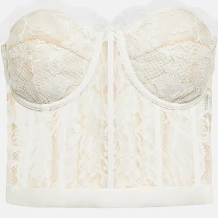 Alexander McQueen Lace Bustier Top Women