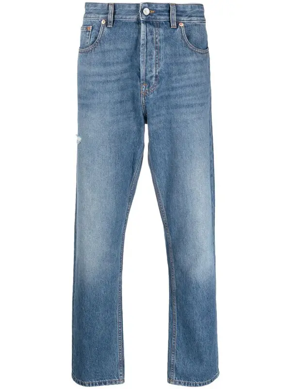Straight Leg VLOGO Jeans