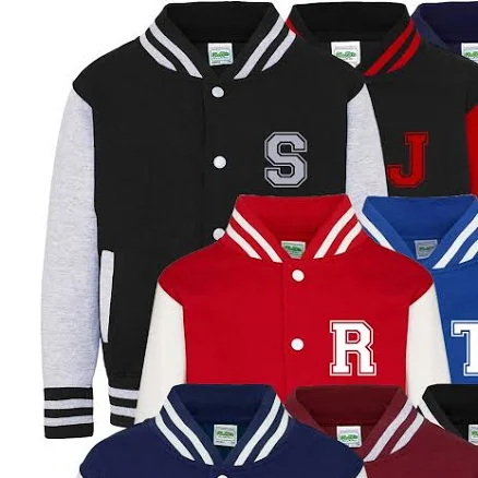 Custom Name Varsity Baseball Jacket